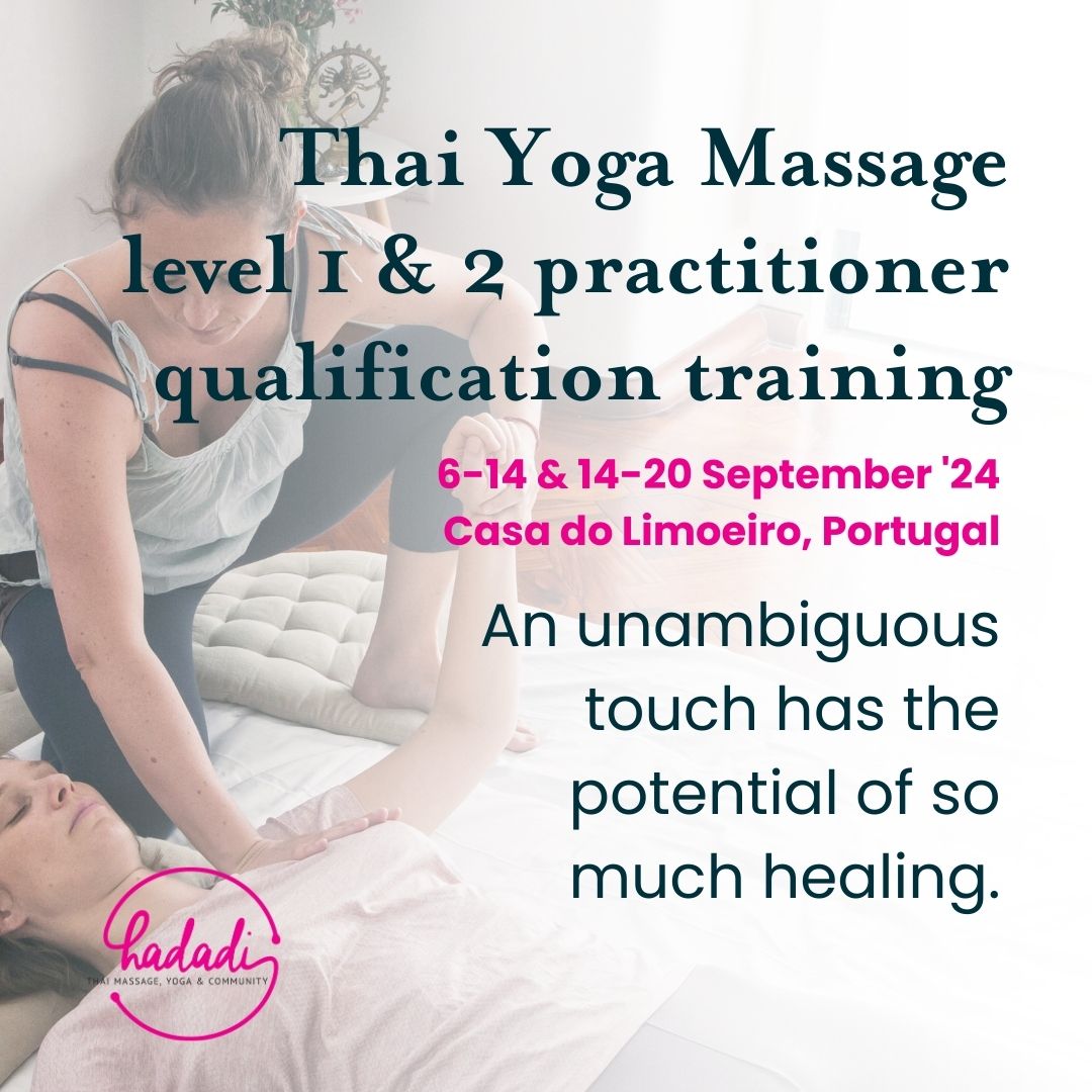 Thai Yoga Massage Level 1 training promo